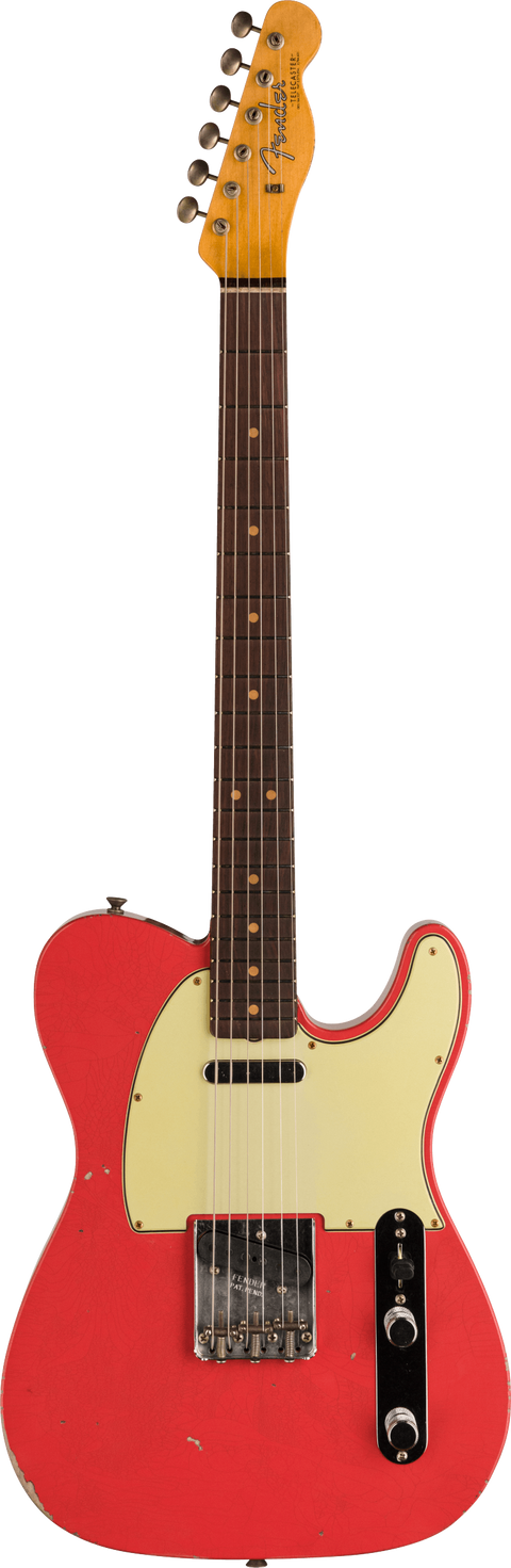 Fender Custom Shop Time Machine '63 Telecaster Relic Aged Fiesta Red VORBESTELLUNG