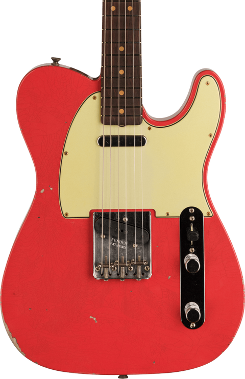 Fender Custom Shop Time Machine '63 Telecaster Relic Aged Fiesta Red VORBESTELLUNG