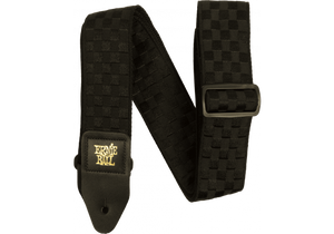 Ernie Ball Strap - Black Checkers