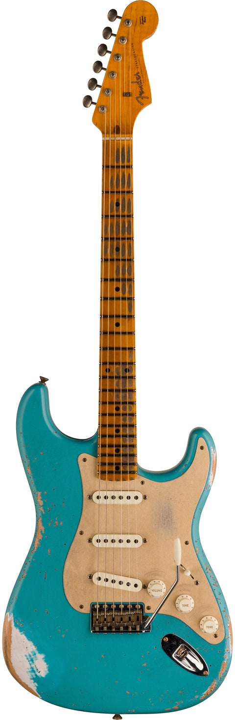 Fender Custom Shop LTD '58 Stratocaster Heavy Relic, Super Faded Aged Taos Türkis