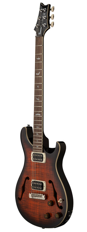 PRS SE Ed Sheeran Hollowbody I Piezo Bariton Orange Tiger Smokeburst