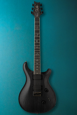 PRS Mark Holcomb Grau Schwarz mit gebeizter Bindung VORBESTELLUNG