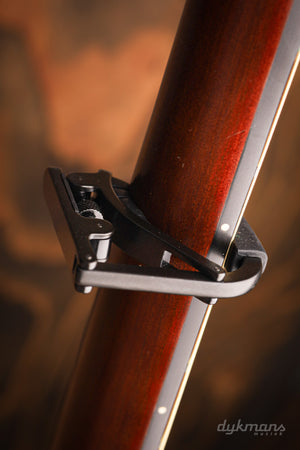 CLX Verstellbarer Stahlsaiten-Capo, Schwarz