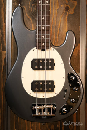 Sterling By Music Man Stingray Ray34 HH Charcoal Frost 4 String