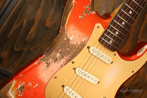 2019 Fender Custom Shop Super Heavy Relic Candy Tangerine Abigail Ybarra Tonabnehmer