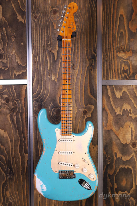 Fender Custom Shop LTD '58 Stratocaster Heavy Relic, Super Faded Aged Taos Türkis