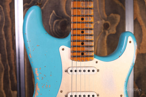 Fender Custom Shop LTD '58 Stratocaster Heavy Relic, Super Faded Aged Taos Türkis