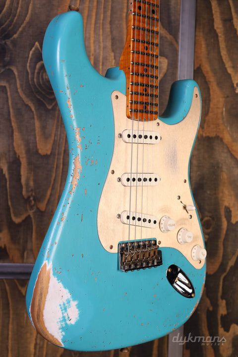 Fender Custom Shop LTD '58 Stratocaster Heavy Relic, Super Faded Aged Taos Türkis