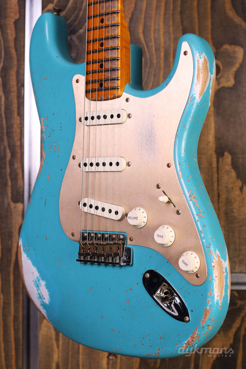 Fender Custom Shop LTD '58 Stratocaster Heavy Relic, Super Faded Aged Taos Türkis