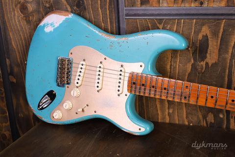 Fender Custom Shop LTD '58 Stratocaster Heavy Relic, Super Faded Aged Taos Türkis