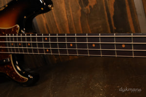 Fender Custom Shop Limited Edition '63 Precision Bass Heavy Relic Faded 3-Tone Sunburst 2024