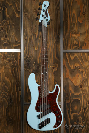 Dingwall Custom Shop Super P/J 5 Sonic Blue Trans Black Back