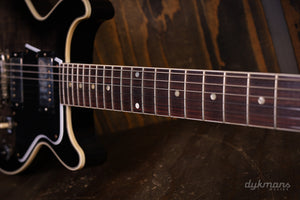 Gibson Custom Les Paul Special Double Cut mit gemaserter Ahorndecke, VOS Cobra Burst