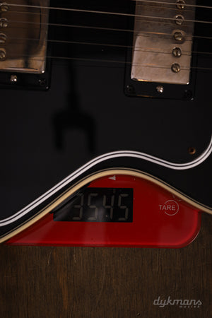 Gibson Custom Les Paul Special Double Cut mit gemaserter Ahorndecke, VOS Cobra Burst