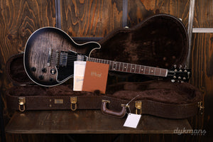 Gibson Custom Les Paul Special Double Cut mit gemaserter Ahorndecke, VOS Cobra Burst