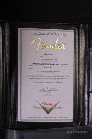 Fender Custom Shop Limited Edition „P“ Jazz Bass Relic Aged Cimarron Red VORBESTELLUNG