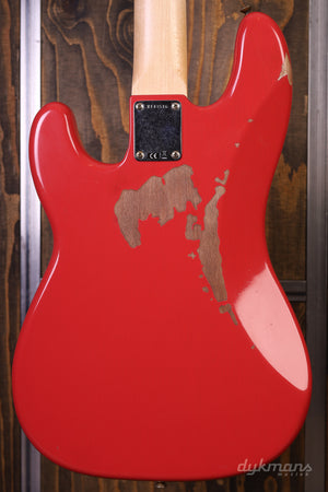 Fender Custom Shop Limited Edition „P“ Jazz Bass Relic Aged Cimarron Red VORBESTELLUNG
