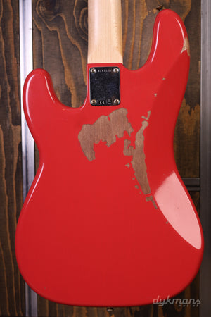 Fender Custom Shop Limited Edition „P“ Jazz Bass Relic Aged Cimarron Red VORBESTELLUNG