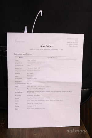 Novo Solus H2 Gold Top Gold