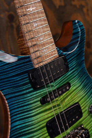 PRS Private Stock Modern Eagle V Green Luminlay LTD Laguna Glow GEBRAUCHT!