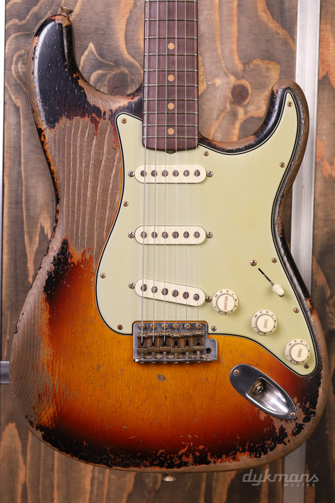 Fender Custom Shop Dale Wilson Masterbuilt 1962 Stratocaster Heavy Relic Sunburst