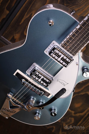 Gretsch G6134T-140 Limited Edition 140tg Double Platinum Penguin mit String-Thru Bigbsy