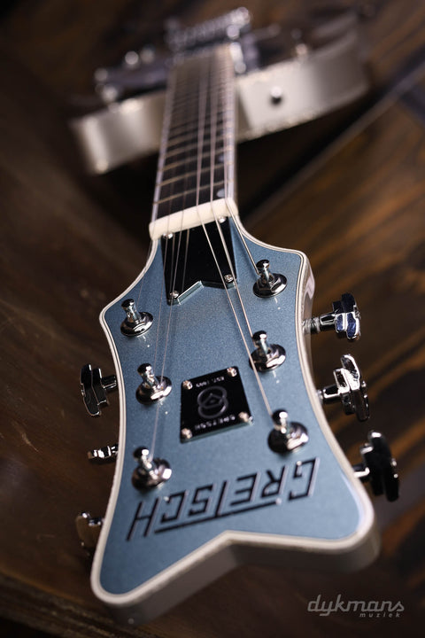 Gretsch G6134T-140 Limited Edition 140tg Double Platinum Penguin mit String-Thru Bigbsy