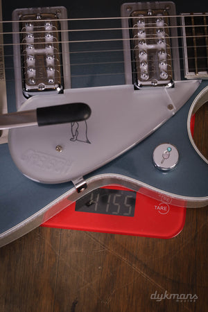 Gretsch G6134T-140 Limited Edition 140tg Double Platinum Penguin mit String-Thru Bigbsy