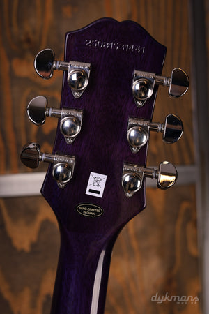 Epiphone Les Paul Custom Widow Purple Black Burst