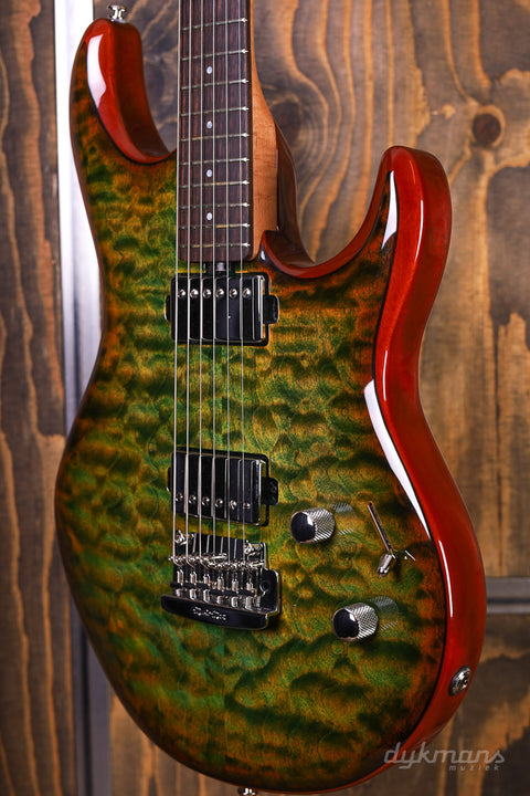 Music Man Luke III HH Luscious Green Quilt