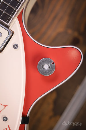 Gretsch Custom Shop 1955 White Penguin Tahiti Coral von Baumeister Gonzalo Madrigal