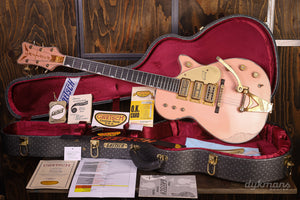 Gretsch Custom Shop 1959 White Penguin Faded Shell Pink Super Heavy Relic von Baumeister Chad Henrichsen