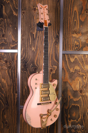 Gretsch Custom Shop 1959 White Penguin Faded Shell Pink Super Heavy Relic von Baumeister Chad Henrichsen