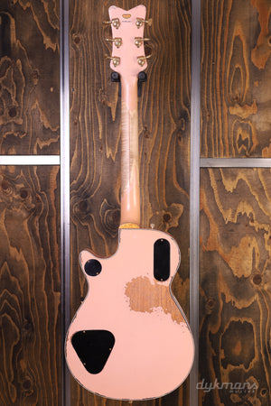 Gretsch Custom Shop 1959 White Penguin Faded Shell Pink Super Heavy Relic von Baumeister Chad Henrichsen