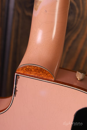 Gretsch Custom Shop 1959 White Penguin Faded Shell Pink Super Heavy Relic von Baumeister Chad Henrichsen