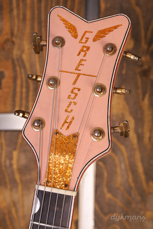 Gretsch Custom Shop 1959 White Penguin Faded Shell Pink Super Heavy Relic von Baumeister Chad Henrichsen