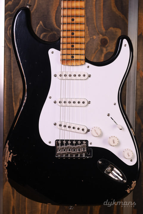 Fender Custom Shop Limited Fat '54 Strat Relic Aged Black VORBESTELLUNG