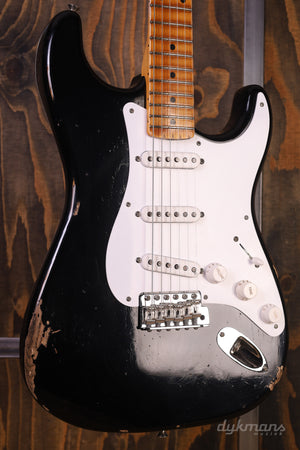 Fender Custom Shop Limited Fat '54 Strat Relic Aged Black VORBESTELLUNG