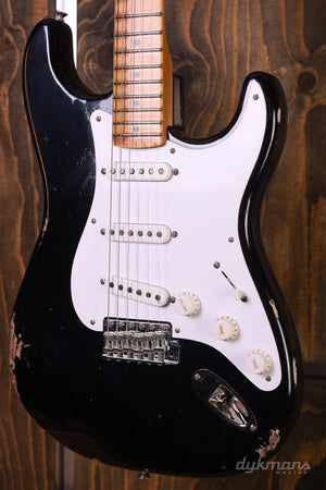 Fender Custom Shop Limited Fat '54 Strat Relic Aged Black VORBESTELLUNG