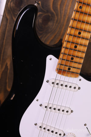 Fender Custom Shop Limited Fat '54 Strat Relic Aged Black VORBESTELLUNG