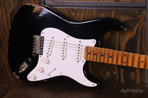 Fender Custom Shop Limited Fat '54 Strat Relic Aged Black VORBESTELLUNG