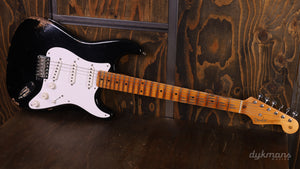 Fender Custom Shop Limited Fat '54 Strat Relic Aged Black VORBESTELLUNG