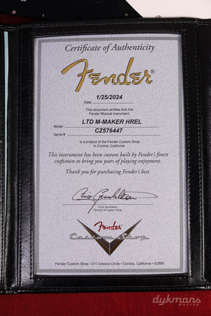 Fender Custom Shop Limited Edition Mischief Maker – Heavy Relic – Aged Black Over Pink Paisley