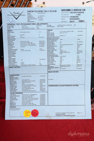 Fender Custom Shop Limited Edition Mischief Maker – Heavy Relic – Aged Black Over Pink Paisley