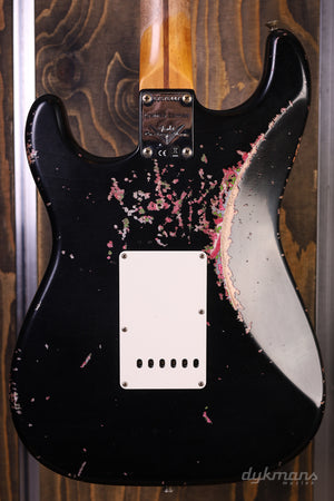 Fender Custom Shop Limited Edition Mischief Maker – Heavy Relic – Aged Black Over Pink Paisley