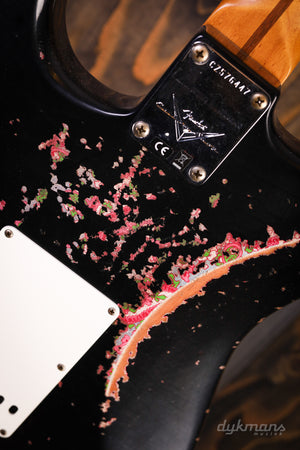 Fender Custom Shop Limited Edition Mischief Maker – Heavy Relic – Aged Black Over Pink Paisley