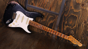 Fender Custom Shop Limited Edition Mischief Maker – Heavy Relic – Aged Black Over Pink Paisley