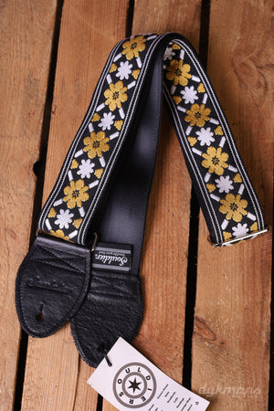 Souldier Gitarrengurt Tulip Türkis Gold