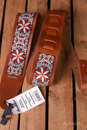 Souldier Gitarrengurt Tulip Türkis Gold