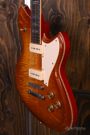 Novo Serus P2 Carve Top Flamed Maple Faded Tea Burst VORBESTELLUNG